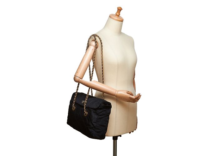 Prada La bolsa de asas de nylon acolchada - vista 8