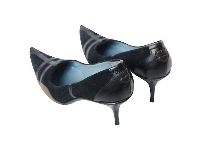 Décolleté Bally Ticara in scamosciato nero - vista 3