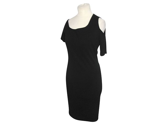 Helmut Helmut Lang Helmut Lang Bodycon Kleid Cold Shoulder Schwarz - Ansicht 2