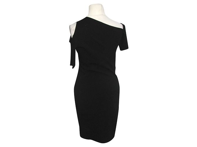 Helmut Helmut Lang Helmut Lang Bodycon Kleid Cold Shoulder Schwarz - Ansicht 5