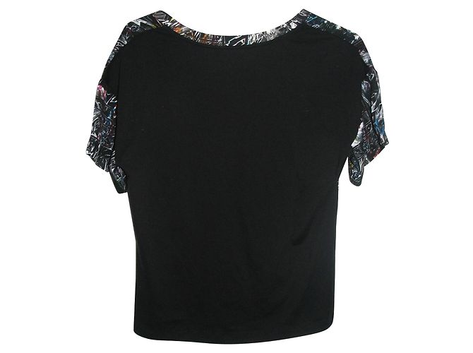 Top in seta stampata McQ Alexander McQueen multicolore - vista 2