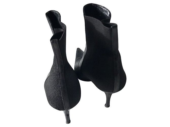 Stivaletti Dolce & Gabbana in pelle nera Nero - vista 3