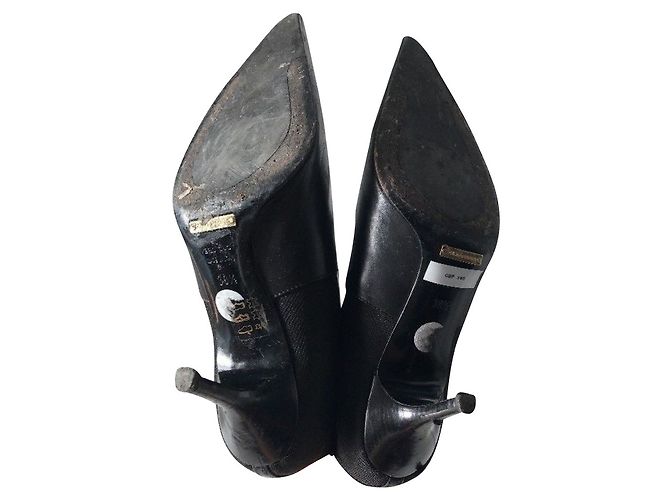 Stivaletti Dolce & Gabbana in pelle nera Nero - vista 4