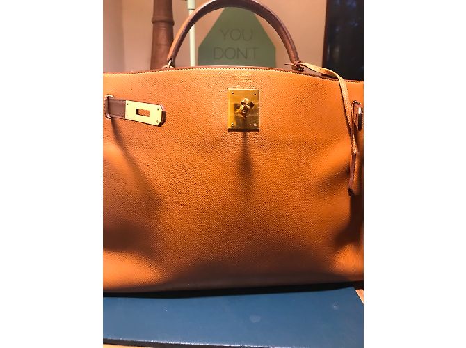 Hermès Kelly 1986 o 1987 Beige Caramelo - vista 10