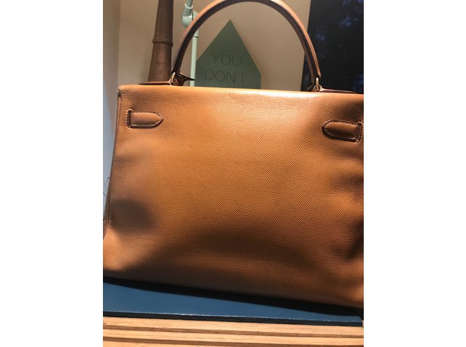 Hermès Kelly 1986 o 1987 Beige Caramelo - vista 11