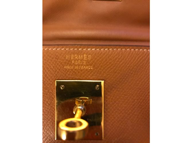 Hermès Kelly 1986 o 1987 Beige Caramelo - vista 9