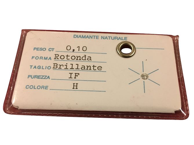 Autre Marque Orecchini in oro bianco e diamante naturale - vista 2