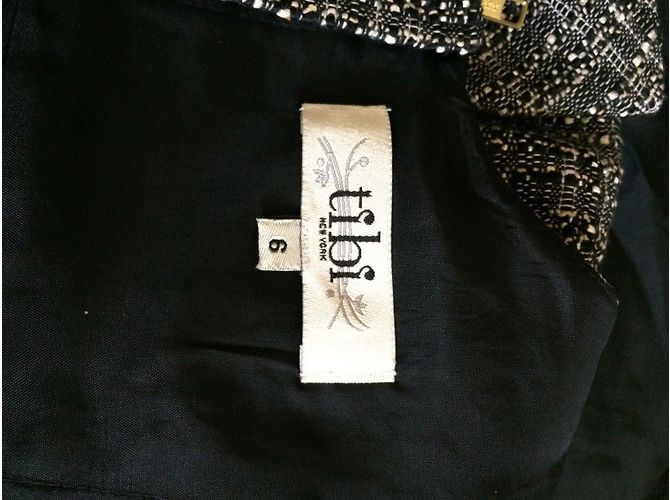 Tibi Tweet Kleid in Schwarz und Weiß - Ansicht 2