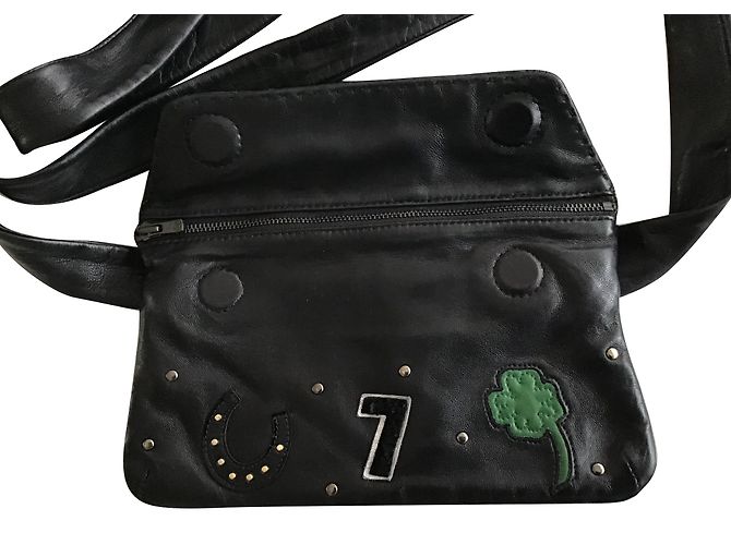 Agnelle Astuccio stupendo e bellissimo di banana e altri... Nero - vista 2