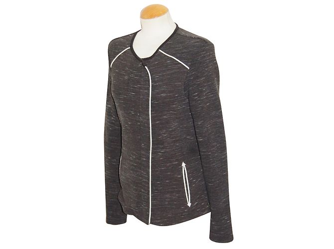 Chaqueta Maison Scotch gris oscuro algodón elastano Gris antracita - vista 2