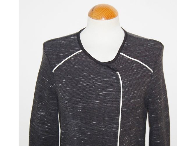 Chaqueta Maison Scotch gris oscuro algodón elastano Gris antracita - vista 3