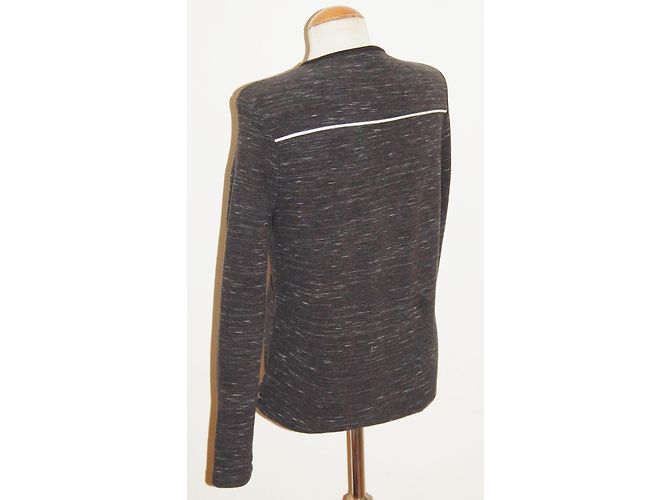 Chaqueta Maison Scotch gris oscuro algodón elastano Gris antracita - vista 5