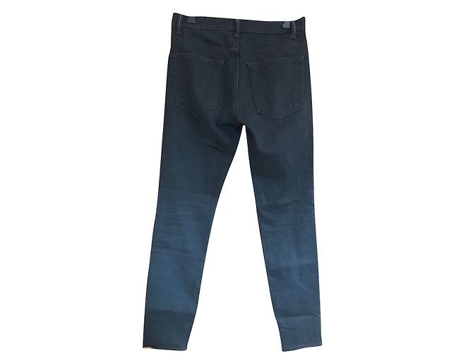 Helmut Lang Skinny Jeans Schwarz Hohe Taille - Ansicht 2