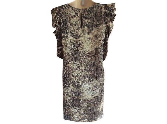 Vestido de seda Day Birger & Mikkelsen Dragonsleeve Arena Bronce - vista 4