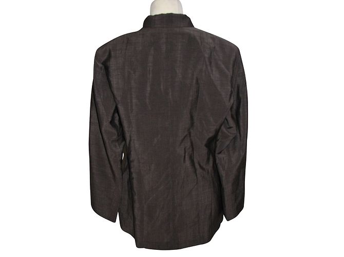 Blazer Jil Sander castanho de lã e mohair Marrom - vista 2