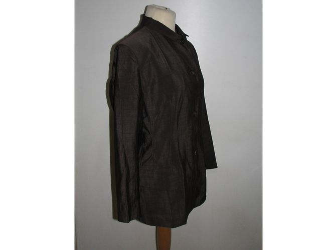 Blazer Jil Sander castanho de lã e mohair Marrom - vista 3