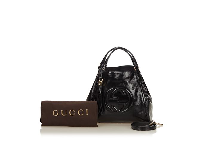 Gucci Patent Soho Top Henkeltasche - Ansicht 10