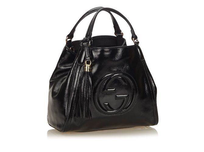 Gucci Patent Soho Top Henkeltasche - Ansicht 2