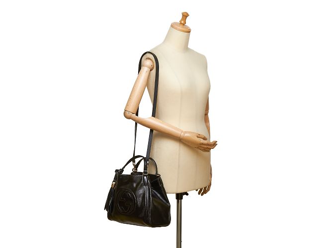 Gucci Patent Soho Top Henkeltasche - Ansicht 9