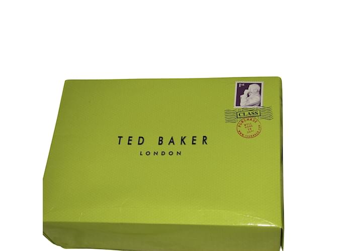 Ted Baker Python Print Leather Wedges Light Brown - view 4