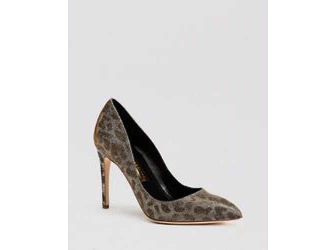 Rupert Sanderson Malory Leopard Gold Shimmer Pumps Metallisch - Ansicht 5