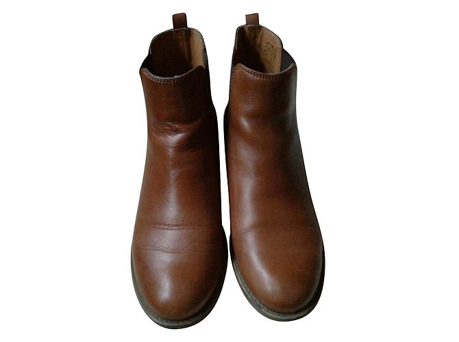 Dune Botas de tornozelo Conhaque - vista 2