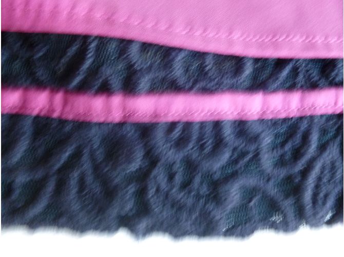 Pennyblack Mini saia de lã Azul escuro - vista 10