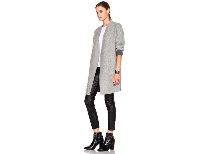 Rag & Bone Reversible Wool Coat Grey Dark grey - vue 2