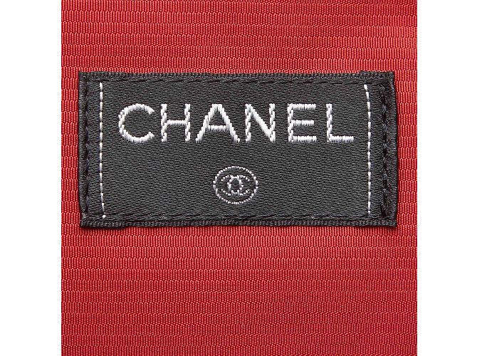 Chanel Old Travel Line Trolley Schwarz Weiß - Ansicht 6