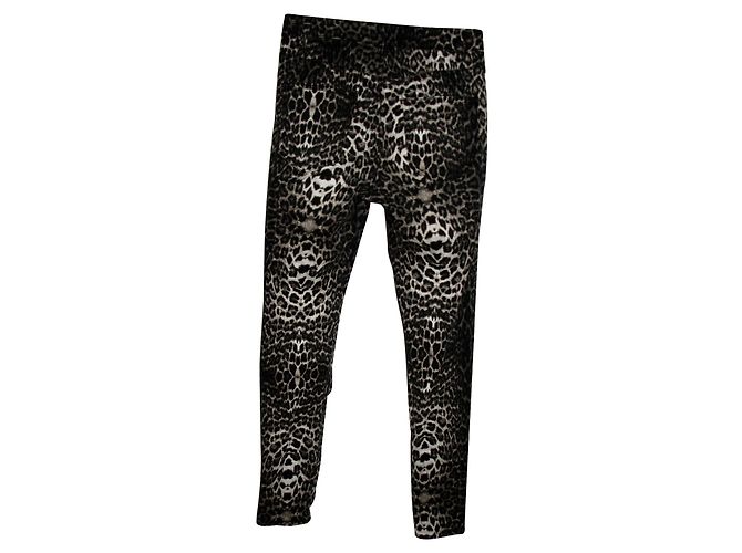 Vaqueros elásticos The Kooples Sport Leo estampado leopardo denim - vista 2