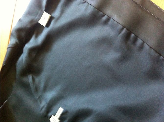 Hermès Ledertop Dunkelgrau Anthrazitgrau - Ansicht 6