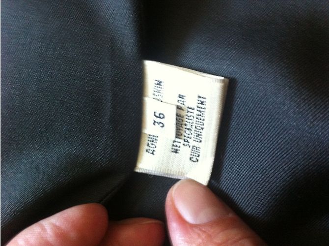 Hermès Ledertop Dunkelgrau Anthrazitgrau - Ansicht 7