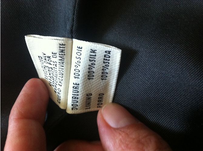 Hermès Ledertop Dunkelgrau Anthrazitgrau - Ansicht 8