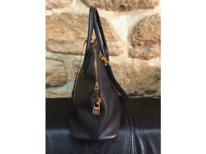 Hermès Bolide 37 Borsa a mano in pelle marrone Marrone scuro - vista 9