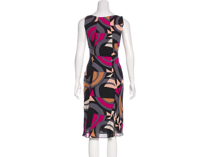 Vestido Clooney Diane von Furstenberg de seda estampado abstracto - vista 5