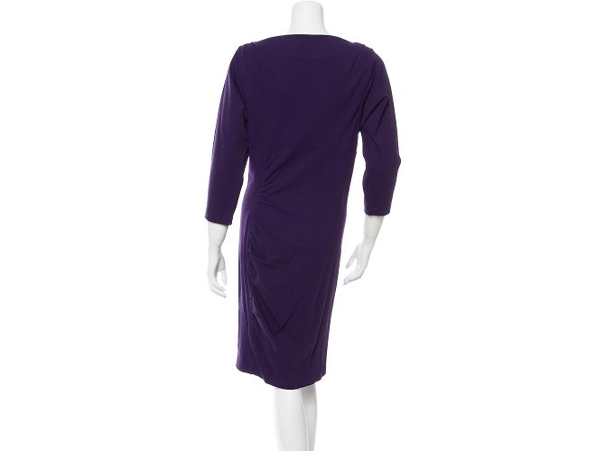 Abito Basuto Diane Von Furstenberg Viola Porpora - vista 3