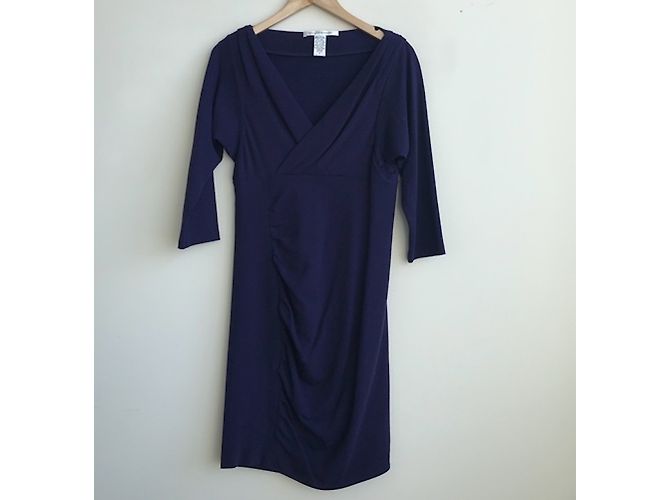 Abito Basuto Diane Von Furstenberg Viola Porpora - vista 5