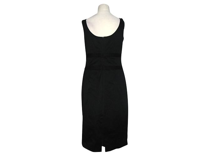 Vestido La Perla negro de algodón y elastano - vista 2