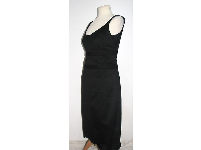Vestido La Perla negro de algodón y elastano - vista 3
