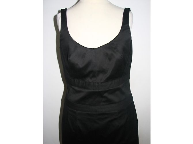 Vestido La Perla negro de algodón y elastano - vista 5