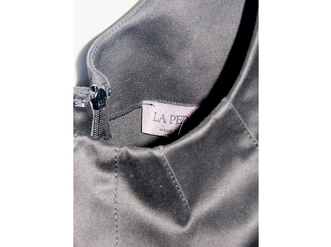 Vestido La Perla negro de algodón y elastano - vista 6
