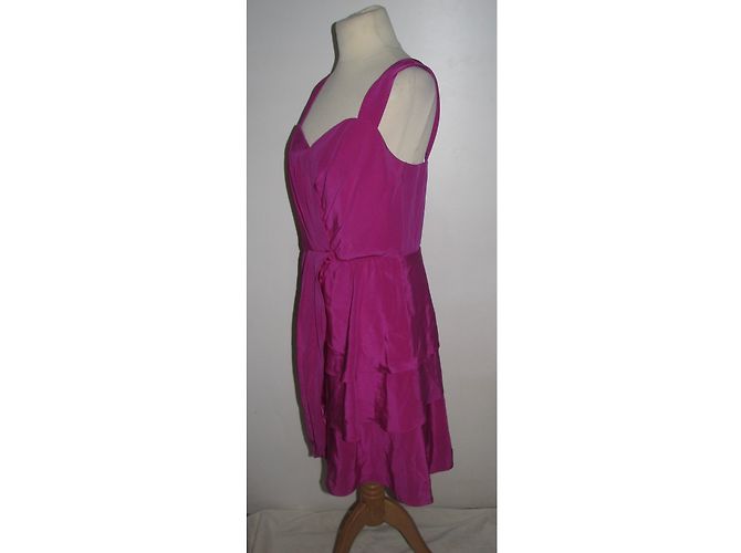 Vestido de seda Temperley London Rosa - vista 4