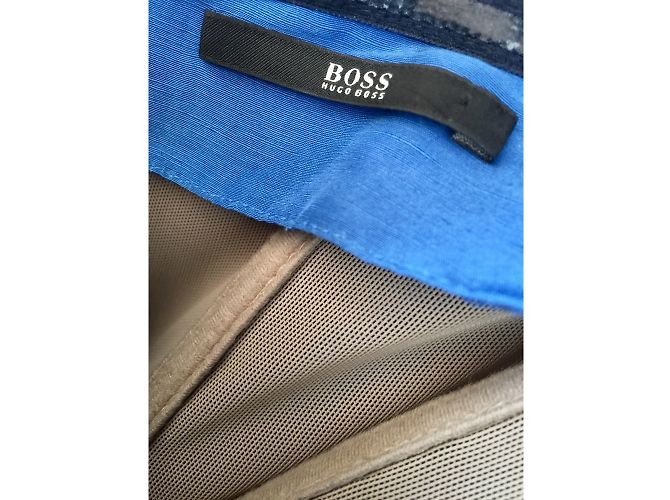 Hugo Boss Trägerloses Cocktailkleid Blau - Ansicht 5