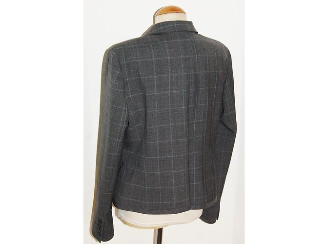 Hobbs Wollblazer mit Karomuster Braun Grau - Ansicht 3