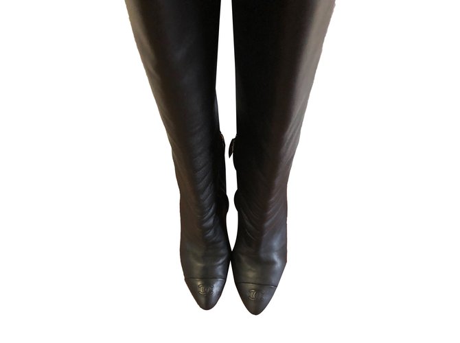 Chanel Stiefel Schwarz - Ansicht 2