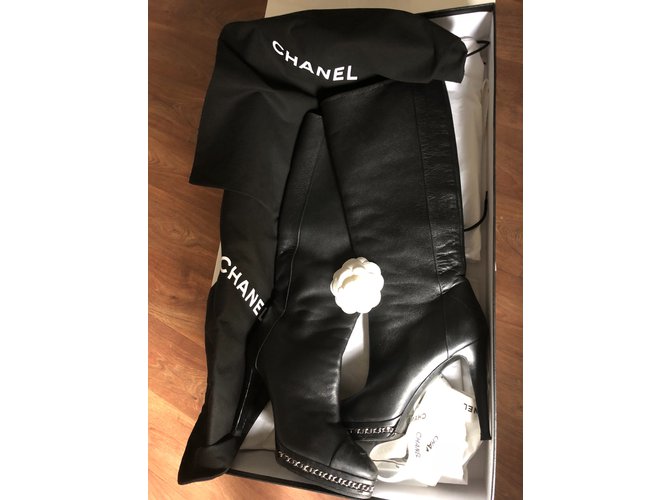 Chanel Stiefel Schwarz - Ansicht 3