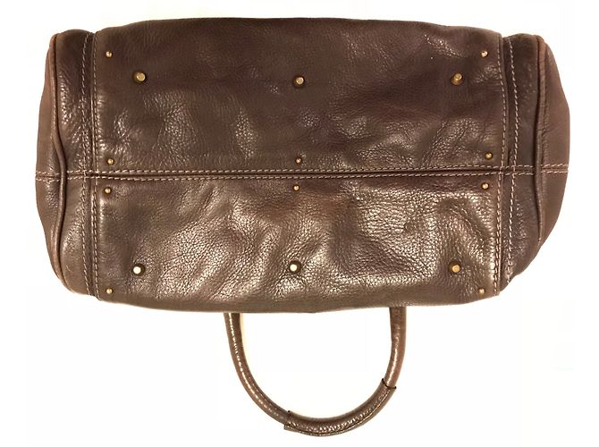 Borsa a mano Chloé Paddington in pelle marrone Cioccolato Marrone scuro - vista 3