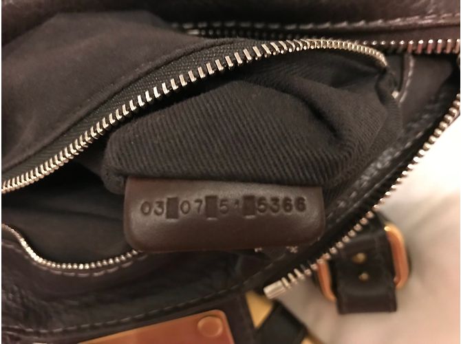 Borsa a mano Chloé Paddington in pelle marrone Cioccolato Marrone scuro - vista 8