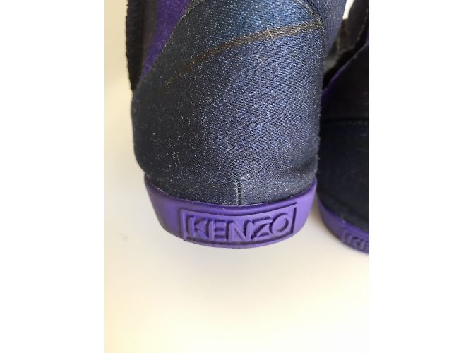 Botas Kenzo en tejido estampado gráfico morado negro azul 37 Púrpura - vista 3