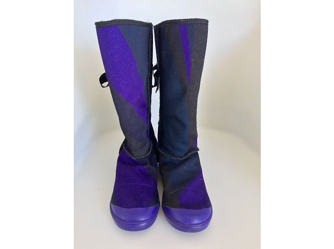 Botas Kenzo en tejido estampado gráfico morado negro azul 37 Púrpura - vista 4
